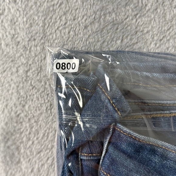 Old Navy Jeans Womens 2 Petite High Rise WOW Wide Leg Blue Boho Y2K - Picture 13 of 13